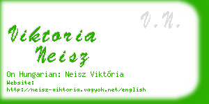 viktoria neisz business card
