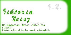 viktoria neisz business card